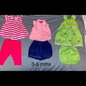 Baby girl outfits 3-6 months